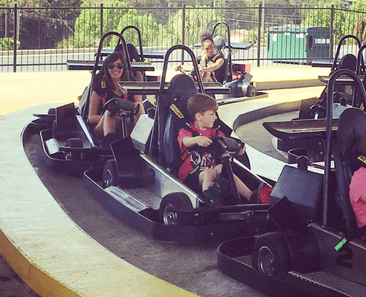 Funtrackers Go Karts – Woman Smiling