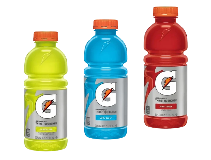 Gatorades available at the Snack Bar at Funtrackers Family Fun Park