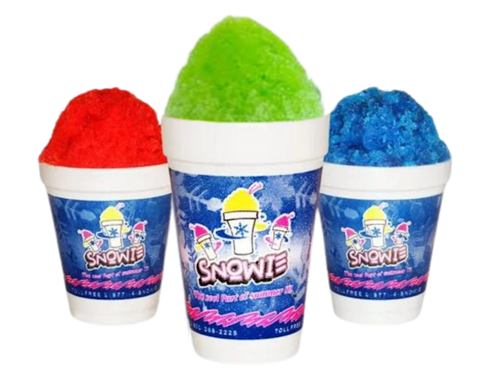 Snowie Snow Cones available at the Snack Bar at Funtrackers Family Fun Park